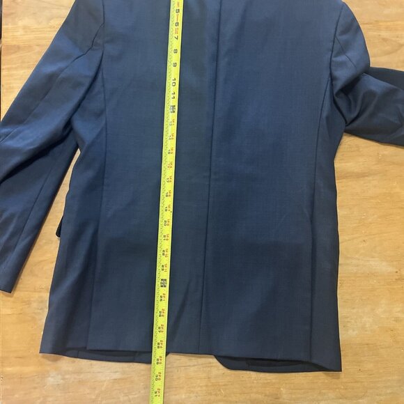 Jos. A. Bank Travelers Collection Tailored Fit Wool Blue Gray Blazer Jacket 38S - Picture 8 of 15